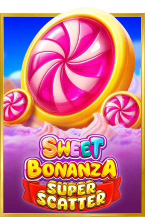 Sweet Bonanza Super Scatter slot ekrani